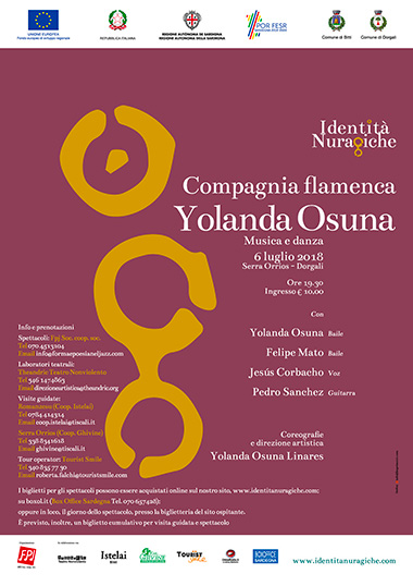 Compagnia Flamenca Yolanda Osuna - In scena il 6 luglio a Serra Orrios Dorgali