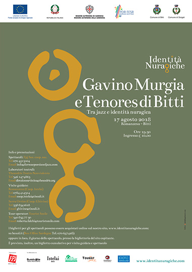 Gavino Murgia in concerto con i tenores di Bitti - a Romanzesu, Bitti, il 17 agosto alle 19.30