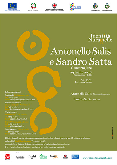 Antonello Salis e Sandro Satta in concerto a Romanzesu, Bitti, il 29 luglio alle 19.30