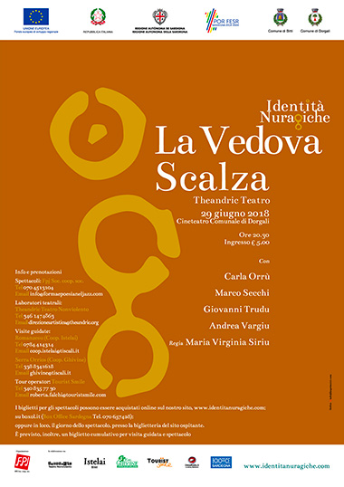 La Vedova Scalza - 29 Giugno - Cineteatro comunale di Dorgali - ore 20.30